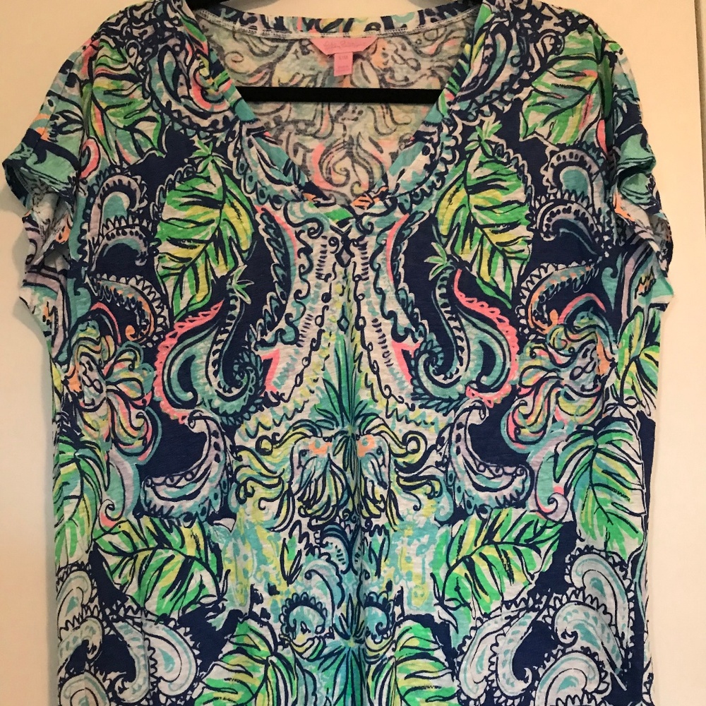 Lilly Pulitzer Linen Tee